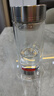富光双层玻璃杯 高硼硅玻璃泡茶杯子 茶水分离杯 带茶隔商务水杯男士 实拍图