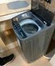 奥克斯（AUX）波轮洗衣机 全自动 家用小型宿舍租房带甩干一键洗脱洗衣机 9.0KG洗脱容量【强力去污+仿生手洗】灰 实拍图