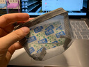 收纳袋简约立体三角网纱零钱包大容量钥匙包卡片包 随机色1个装 实拍图