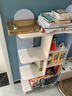 树语枫全实木书架家用客厅转角书柜小户型多层置物架落地卧室靠墙收纳架 白色-全实木【不满意包退】 实拍图