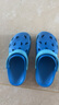 酷趣（Coqui）儿童洞洞鞋男童女童轻质排沙两穿休闲拖鞋大童星空蓝34-35 CQ8537 实拍图
