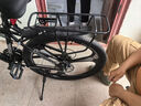 永久（FOREVER）山地自行车男越野单车变速赛车26英寸学生成年大人女成人 钢架三刀-黑灰【超强减震 高承重】 26寸27速【适合:160-180cm】 实拍图