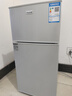 长城（GREAT WALL FRIDGE）家用迷你小冰箱小型冷冻冷藏保鲜宿舍出租房办公室节能省电双开门电冰箱 银色58L【一级能效 全国联保】 实拍图