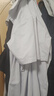 杉杉（FIRS）【三防】免烫抗皱短袖商务衬衫男士工装正装职业上衣服 蓝条 42  实拍图