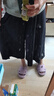 米度丽 孕妇裤夏季外穿阔腿裤裤裙休闲裤山本裤托腹裤孕妇装 黑色 L 实拍图