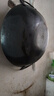 章丘手工铁锅农村柴火灶大铁锅无涂层老式不粘炒菜锅家用双耳炒锅 【免开锅】送铲 无盖 32cm 实拍图