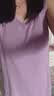 JOAE【天丝莫代尔】带胸垫睡裙吊带棉睡衣女士可外穿家居服紫 M 实拍图