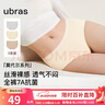 ubras【莫代尔】高弹织带内裤女士抑菌舒适中腰三角裤柔软透气(3条装) 椰青灰色+瓷月几色+奶酪黄色 3条 M 实拍图