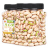 每果时光开心果400g原味非漂白大颗粒罐装坚果炒货干果休闲零食散装批发 实拍图