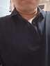 杉杉polo衫男夏季新款商务休闲半袖运动透气亲肤T恤男打底短袖男士 F1112P1D2007-藏青（含桑蚕丝） 2XL 185/100A 实拍图
