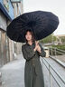 添晴雨伞加大全自动雨伞男女学生折叠收缩大号加固加厚结实抗风 120骨加大加固晴雨两用—藏青色 实拍图