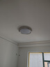 雷士（NVC） LED卧室灯吸顶灯 房间灯餐厅灯现代简约主卧次卧室灯具灯饰 【轻舞-金】36瓦三色卧室圆灯 实拍图