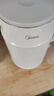 美的（Midea）【国家补贴】电水壶热水壶 大容量家用烧水壶 双层防烫 304不锈钢无缝内胆 大功率快速烧水沸腾 1.5L 暖壶圆墩墩MK-SHM1569 实拍图