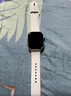 Apple/苹果 Watch Series 10 智能手表GPS款46毫米玫瑰金色铝金属表壳淡桃粉色运动型表带S/M MX293CH/B 实拍图