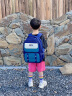 DR米其2025新款书包小学生一二三到六年级男孩轻便大容量防水儿童双肩包 小号宝蓝绿（鎹3D笔盒+手表） 无规格 实拍图