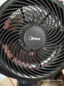 美的（Midea）【变频轻音】空气循环扇家用遥控电风扇四季净化扇轻音落地扇99%抑菌桌面小风扇大风力风扇GDG24ZR 实拍图