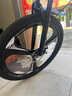 EG7山地自行车成人学生变速越野单车双减震赛车26寸青少年男女 三刀【升级减震 轻量铝架】黑白 27.5寸30速【适合：175-190CM】 实拍图