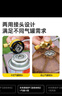 JEEP户外卡式炉户外炊具煮茶炉红外线防风分离式炉头露营 灰色聚能炉【送收纳包】+气罐4瓶 实拍图