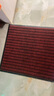居拾忆 七条纹防滑垫加厚压边商用进门入户脚垫门口垫客厅可裁剪吸水防滑地毯 七条纹暗红色60*90cm 实拍图