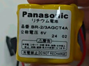 BR-2/3AGCT4A 6V加工中心机床系统PLC数控机床系统电池 机床电池（黑色插头） 实拍图