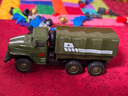 中精质造老式解放牌CA10型卡车模型仿真合金运输车卡车儿童小汽车玩具摆件 解放合金卡车/顶棚可拆+回力 实拍图