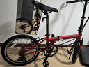 大行（DAHON）折叠自行车20寸8速男女折叠车P8青春版KAC081 消光红 实拍图