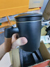 京东京造茶杯便携式黑陶茶泡茶壶茶杯功夫茶具办公杯随身茶壶容量400ml 实拍图