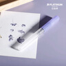 【开学必备】白金（PLATINUM）钢笔 PQ-200JY小流星季语限定系列学生练字书写墨水笔可替换墨囊03F细字 紫色 小夜时雨 实拍图
