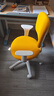 得力（deli）儿童学习椅 学生写字桌椅 人体工学升降座椅 黄色（单椅） 实拍图