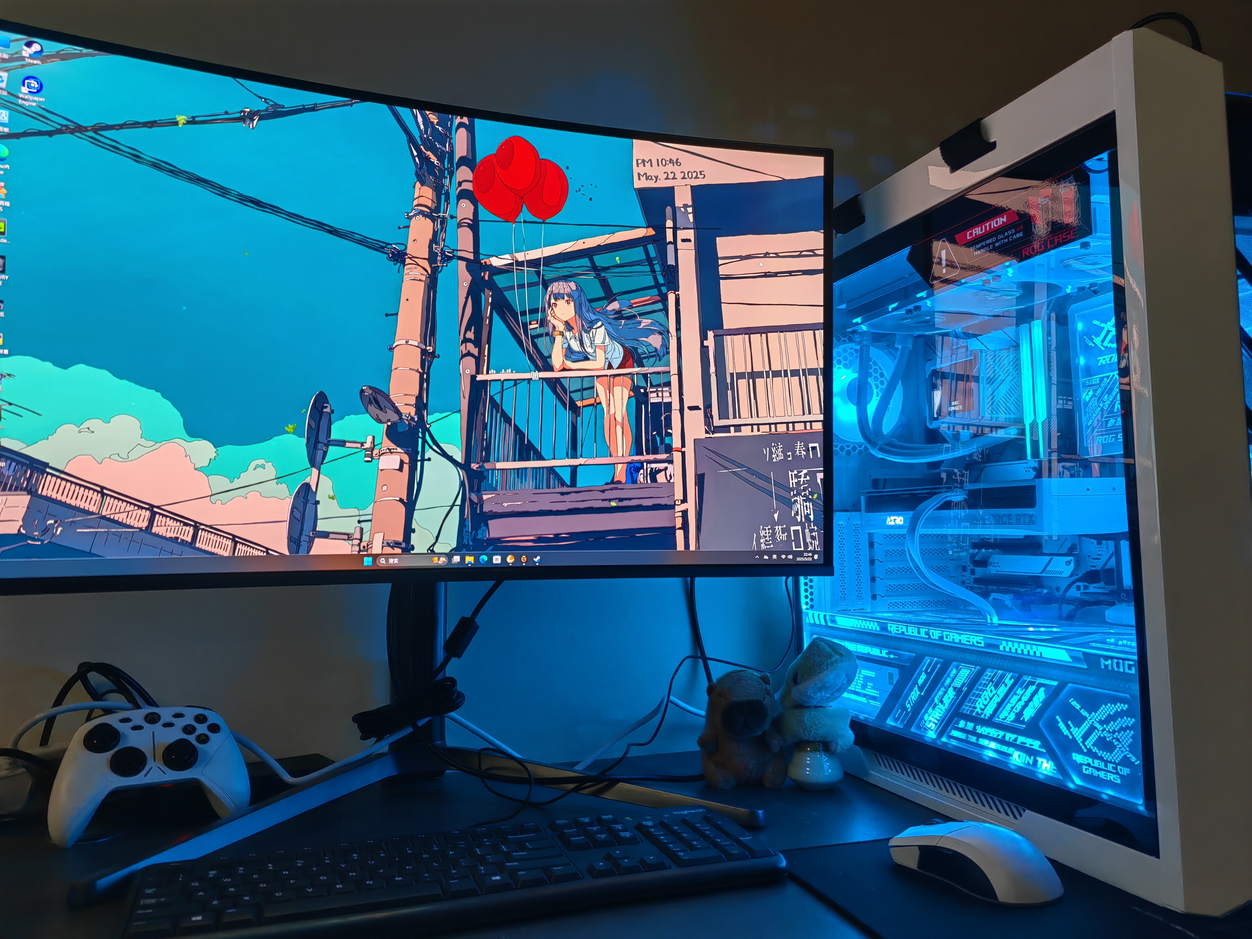 华硕ROG全家桶R7 9800x3d 9850x3d主机RTX5070ti 5080 5090夜神显卡 直播设计渲染diy台式组装电脑整机 R7 9800x3d主机+RTX5080丨五 实拍图