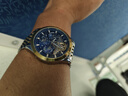 欧利时（OLEVS）瑞士认证品牌手表男全自动机械表夜光防水男士手表满天星高档腕表 OLEVS-6705-钢带间蓝 实拍图