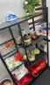 喻品置物架落地厨房多层功能波炉收纳架锅具蔬菜储物架ZW170四网120 实拍图