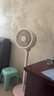 美的（Midea）【清新简约】家用定时空气循环扇摇头立式电风扇轻音节能落地扇宿舍桌面小型风扇空调伴侣FGA24TYR 实拍图