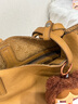 裘真慵懒遇水桶包女腋下单肩包复古通勤包头层植鞣牛皮包包 大象灰-中号 实拍图