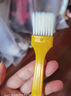 塑料清洁毛刷长柄扫灰油漆刷烧烤刷薄柄刷子键盘画笔石板刷硬毛刷 精致板刷8号毛宽2cm 实拍图