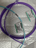 PANDUIT 泛达超六类细网线CAT6A类跳线家用电脑宽带POE监控万兆高速成品线 冰湖蓝 0.5米 实拍图