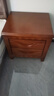 (工厂直销)实木床头柜中式卧室储物柜家用出租房用免安装床边柜 胡桃色【升级款】158 实拍图