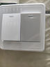 正泰（CHNT）明装开关插座面板 1c系列  一开双控 实拍图