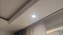 雷士（NVC）LED筒灯客厅卧室过道嵌入式天花灯全铝6瓦漆白暖白开孔75mm 实拍图