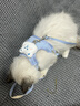憨憨乐园猫咪牵引绳可调节遛猫绳子可爱幼猫外出专用胸背小型犬宠物用品s 实拍图