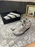 adidas「冰淇淋T头鞋」VS JOG 2.0薄底运动鞋男女阿迪达斯轻运动   晶白/金属银/灰色   40 实拍图