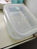 京东京造 饭盒 微波炉上班族学生便当高硼硅玻璃餐盒大容量2分格1L 实拍图