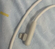 罗马仕罗马仕苹果数据线弯头快充线手机充电器线适用iPhone14/13/12/XR/8/7/6s Plus/iPad电源线1.5米 白 实拍图