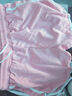 浪莎运动短裤女夏季宽松休闲跑步健身外穿显瘦大码居家睡裤子 粉咖165 实拍图