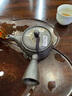 K-UNING日本原装进口茶壶带滤网复古手工泡茶壶大容量急须侧把泡茶壶 樱花黑 280ml 实拍图