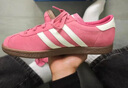 adidas「T头鞋」STADT经典时尚薄底运动板鞋男女阿迪达斯三叶草   浅粉/汉玉白/树脂黄(女生买小半码)   39 实拍图