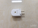 公牛公牛90度可旋转插头插头可拆2两脚孔级项二弯形可拆扁平GNT-10L6 白色1只装 实拍图