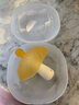 英氏（YEEHOO）牙胶婴儿宝宝硅胶玩具咬胶水煮防吃手神器口欲期6个月以上小袋鼠 橙色+防尘收纳盒 实拍图