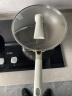 京东京造 有钛炒锅 不粘炒菜电磁炉燃气灶平底【健康无涂层】白色 32cm 实拍图