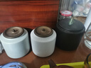 苏氏陶瓷（SUSHI CERAMICS）茶叶罐时尚亚光铁锈茶具配件（白） 实拍图